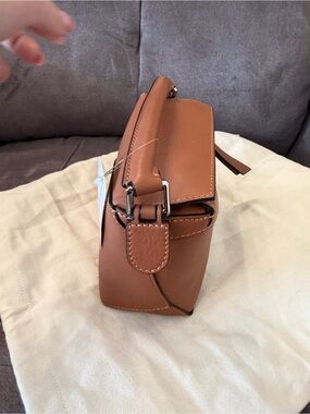 Loewe mini Tan Leather Crossbody Bag